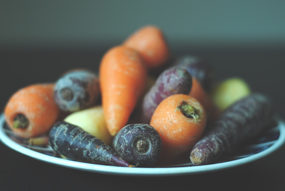 Vitamin A rich foods and orange vegetables
